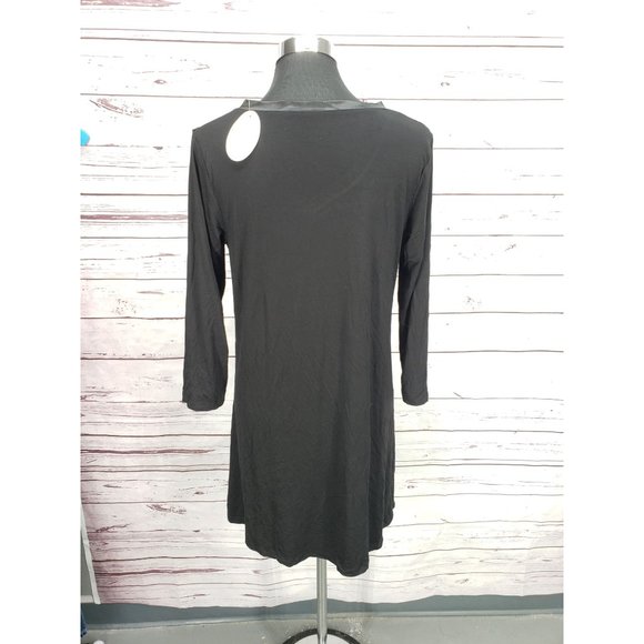 TIKTIK Women's Nightgown Modal Sleep Shirt V Neck Comfy Pajama Sleepwear Medium - Picture 3 of 10